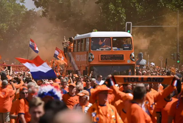 Netherlands fans in Berlin