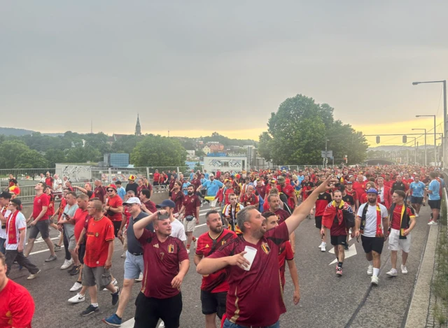 Belgium fans