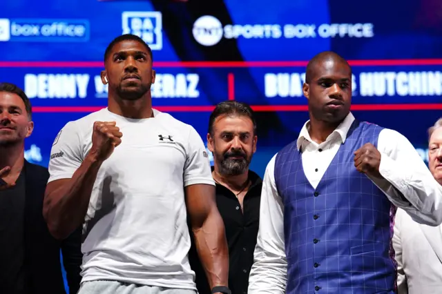 Anthony Joshua and Daniel Dubois face off