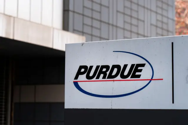 Purdue Pharma headquarters stands in downtown Stamford, April 2, 2019