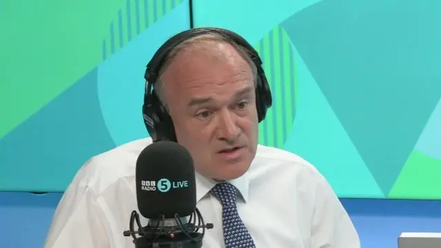 Sir Ed Davey on Radio 5 Live