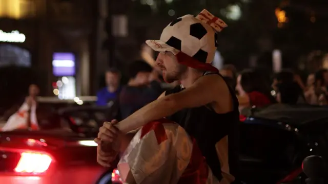 Georgia fans celebrate in Germany