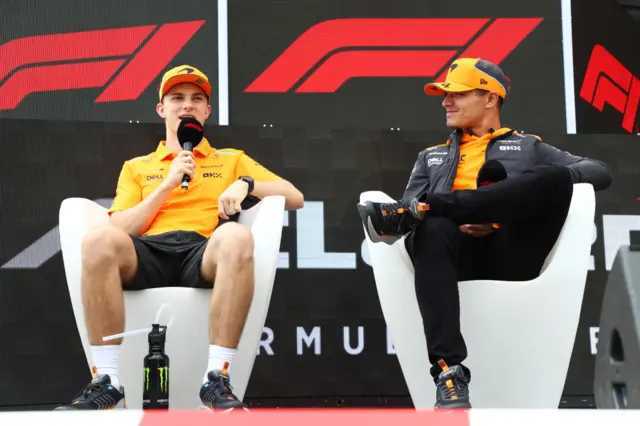Oscar Piastri and Lando Norris