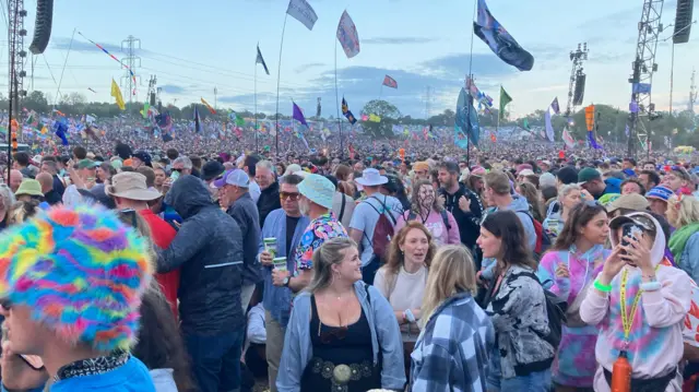 Crowd at Glastonbury