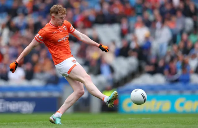 Conor Turbitt scores Armagh's second goal