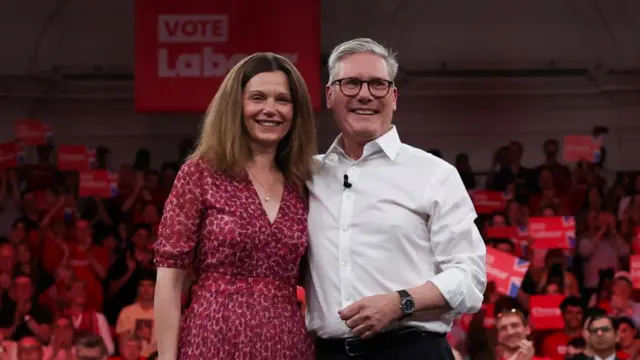 Vicky and Keir Starmer