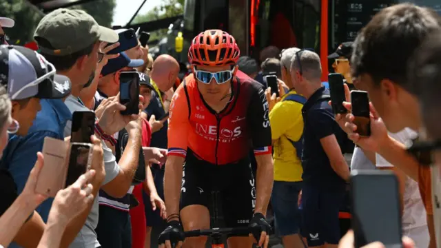 The 2018 winner Geraint Thomas