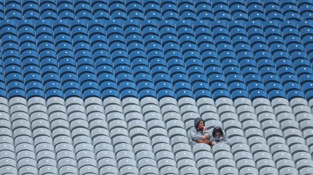 Fans in the stand ahead of Saturday's All-Ireland quarter-finals