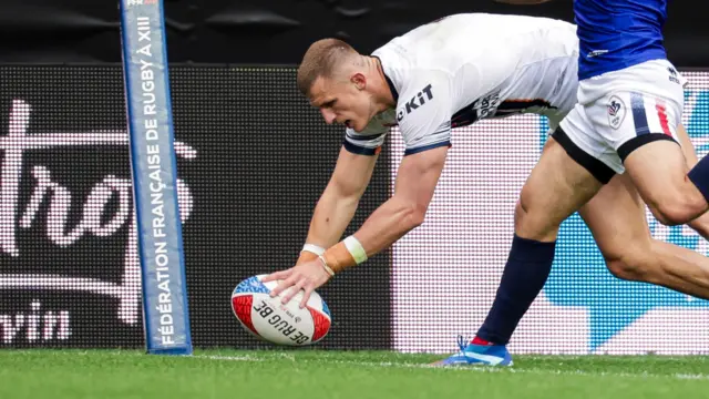 Ash Handley scores a try