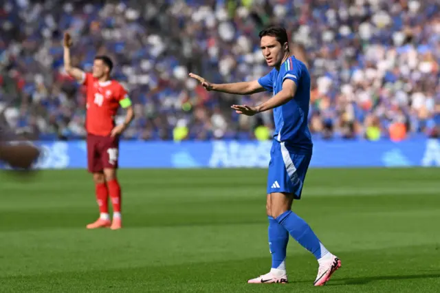 Italy's forward Federico Chiesa