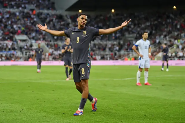 Trent Alexander Arnold celebrates