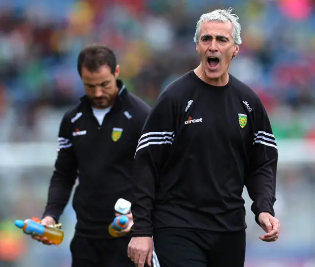 Donegal’s manager Jim McGuinness