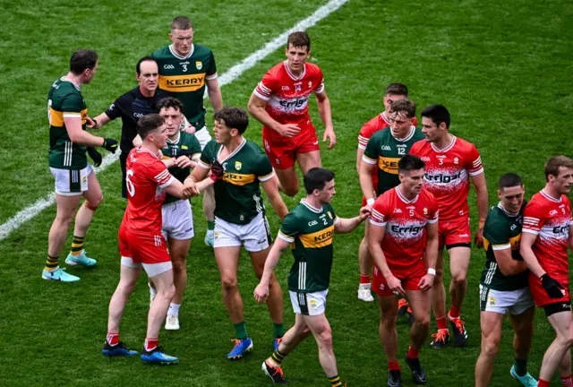 Derry and Kerry tussle