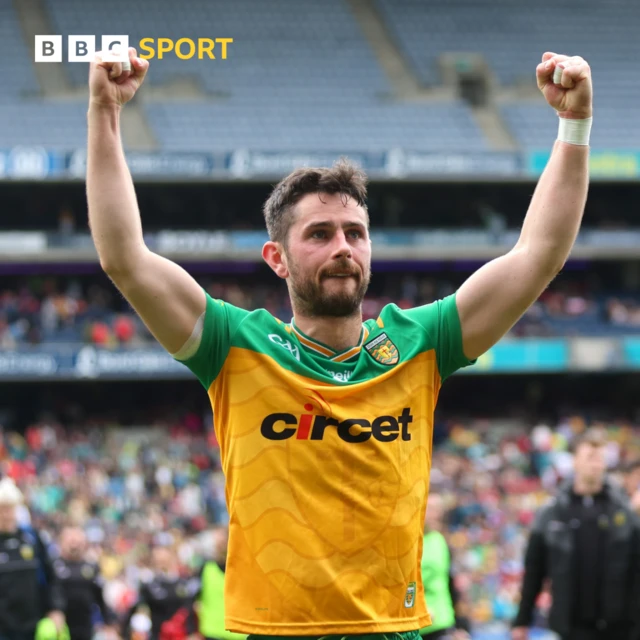 Donegal's Ryan McHugh celebrates