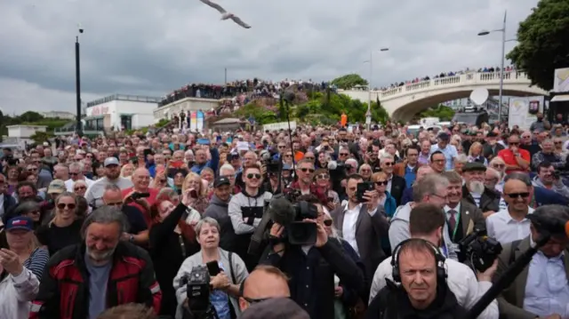 Crowds in Clacton