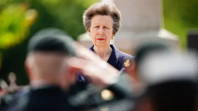 The Princess Royal in Normandy