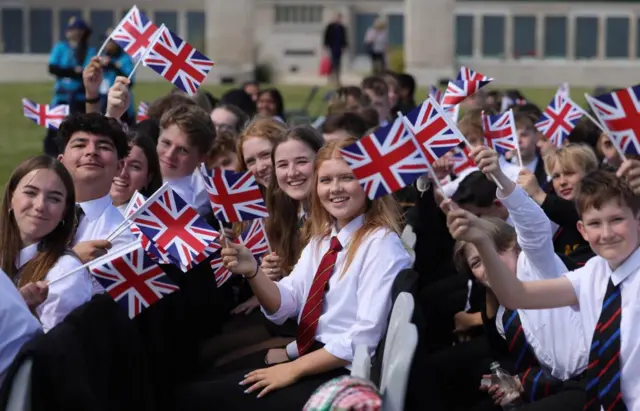 Schoolchildren in Portsmouth