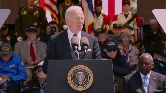 Joe Biden giving a speech