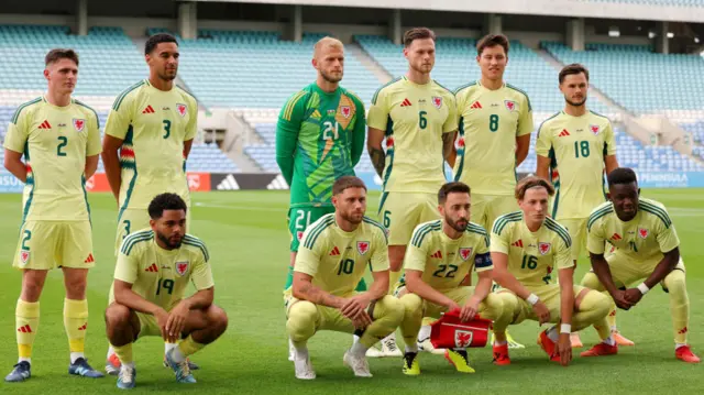 Wales line-up
