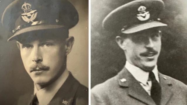 Squadron Leader Martin Bryan-Smith and Pilot Officer Anthony Bryan-Smith