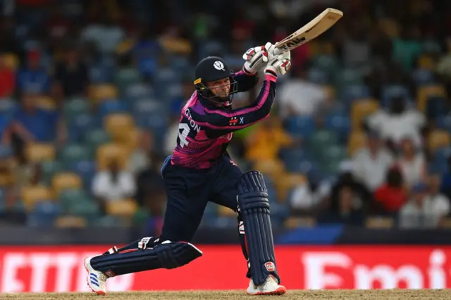 Richie Berrington batting