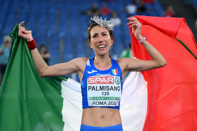 Antonella Palmisano of Team Italy, poses for a photo