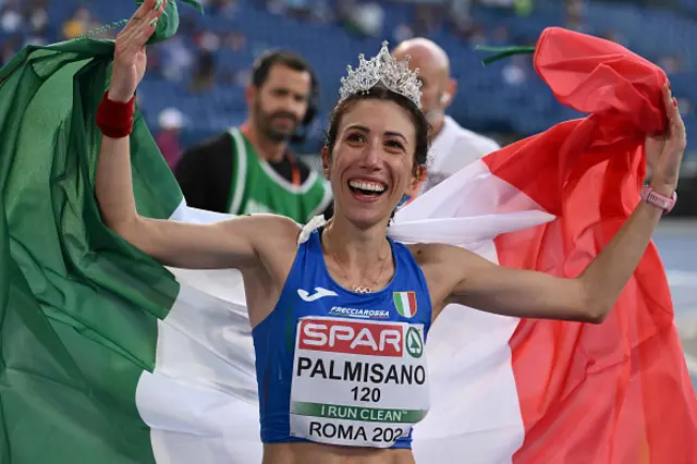 Antonella Palmisano is participating in the European Athletics Championships 2