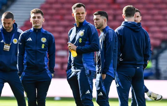 Lawrence Shankland wins his 11th cap this evening