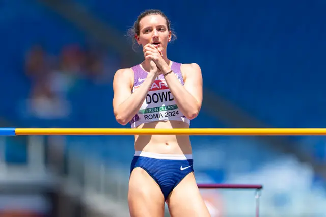 : Jade O'Dowda of Great Britain competes in the High Jump