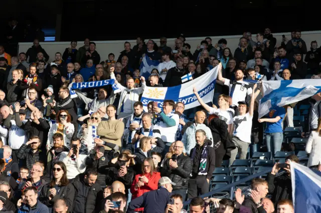 Finland fans at Hampden