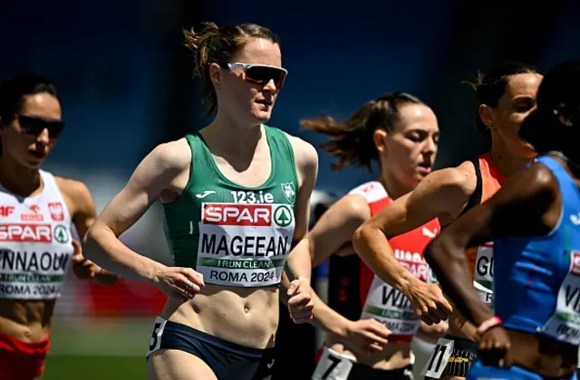 Ciara Mageean of Ireland competes in the women's 1500m heat