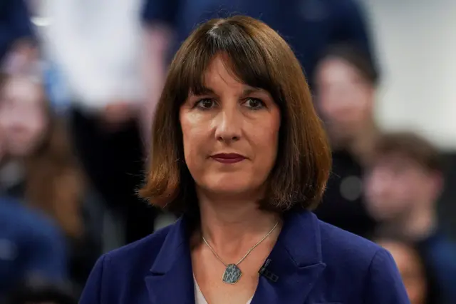 Shadow Chancellor of the Exchequer Rachel Reeves attends a Labour general election campaign event with British opposition Labour Party leader Keir Starmer at Airbus Defence and Space, in Stevenage, Britain, May 28, 2024