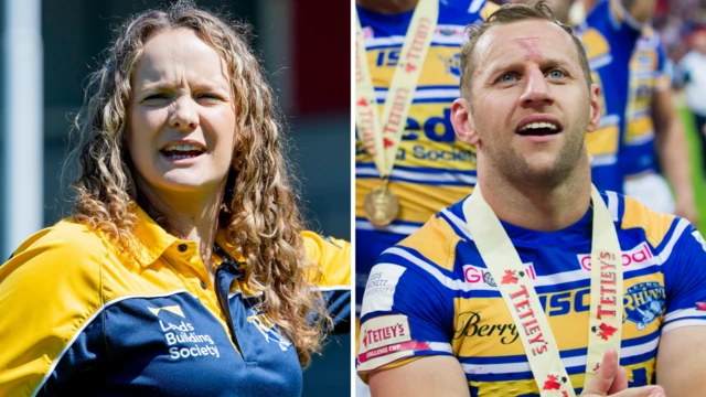 Lois Forsell (left) wants Leeds to perform in honour of the great Rob Burrow