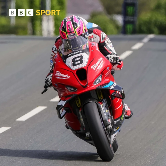 Davey Todd in action at the Isle of Man TT