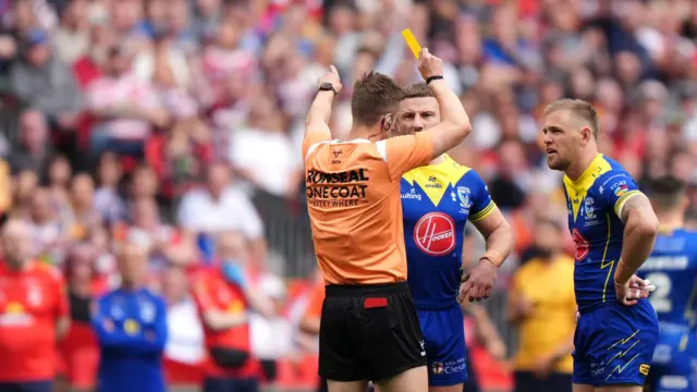 Matt Dufty is sent to the sin bin