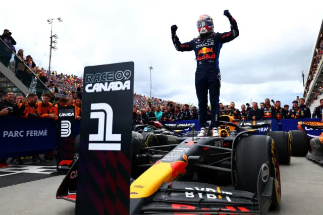 Max Verstappen at the Canadian GP.