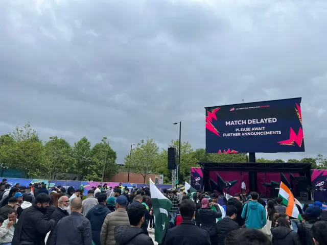 Fan zone at Edgbaston