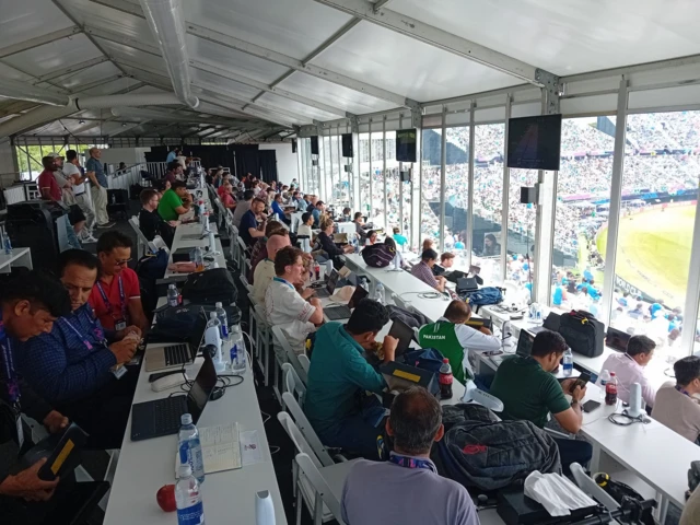 Media press box