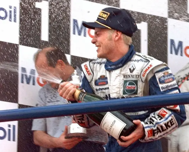 Jacques Villeneuve at European Grand Prix in 1997