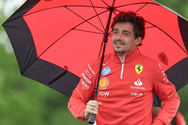 Charles Leclerc at the Canada GP.