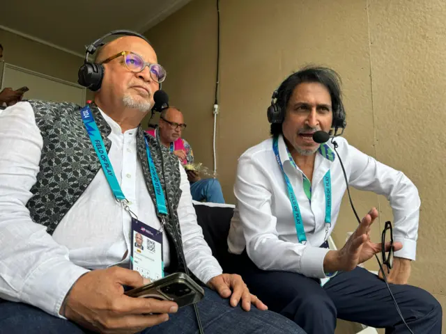 Prakash Wakankar and Ramiz Raja