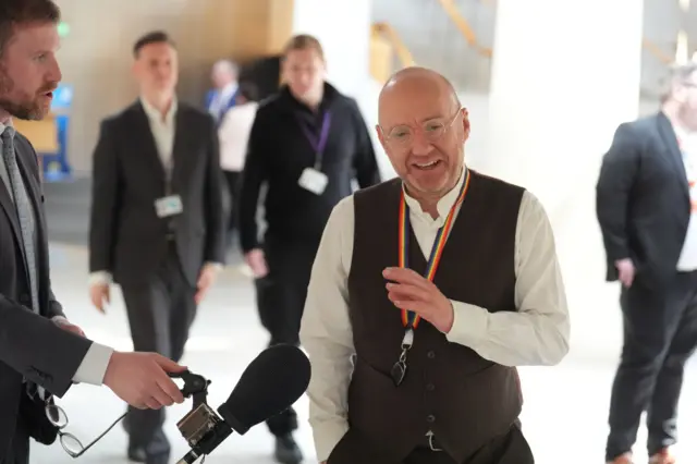 Scottish Green Party co-leader Patrick Harvie