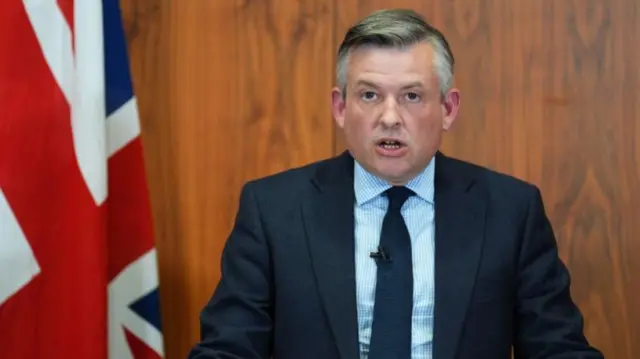 Shadow paymaster general Jonathan Ashworth speaking at a press conference at IET London, in central London, on the Conservative Party tax and spend plans ahead of their General Election manifesto launch on Tuesday. Picture date: Monday June 10, 2024