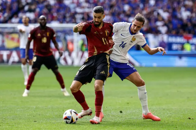 Yannick Carrasco and Adrien Rabiot.