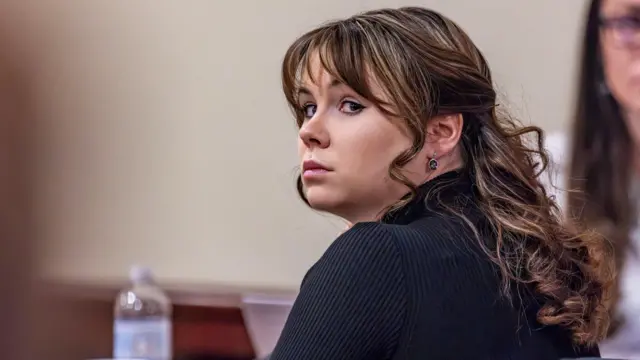 Hannah Gutierrez-Reed, the former armorer at the movie Rust, during her trial in New Mexico