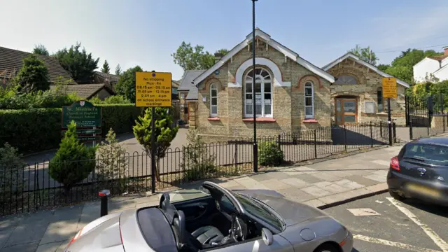 Exterior of St Michael's CE Primary School in Brigadier Hill