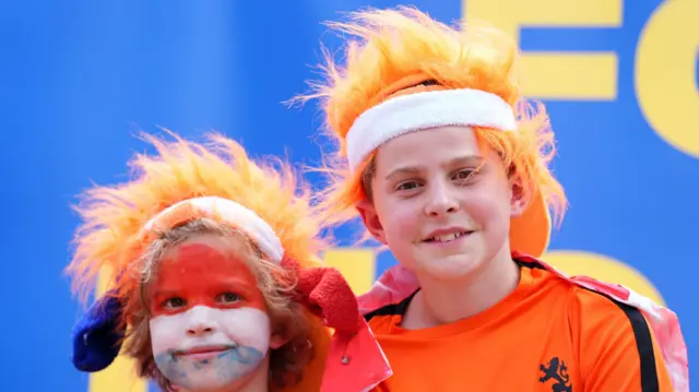 Netherlands fans ahead of the UEFA Euro 2024, semi-final match between England and the Netherlands at the BVB Stadion Dortmund in Dortmund, Germany