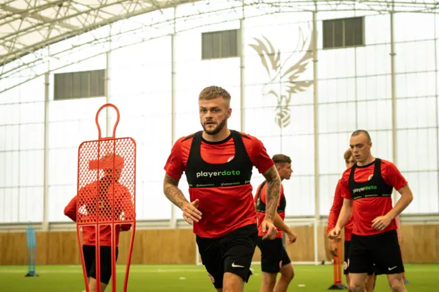 Andy Ryan at Crystal Palace's training ground