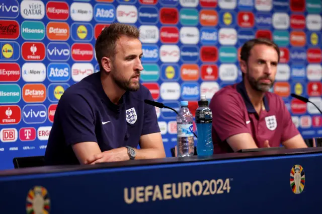 Harry Kane and Gareth Southgate