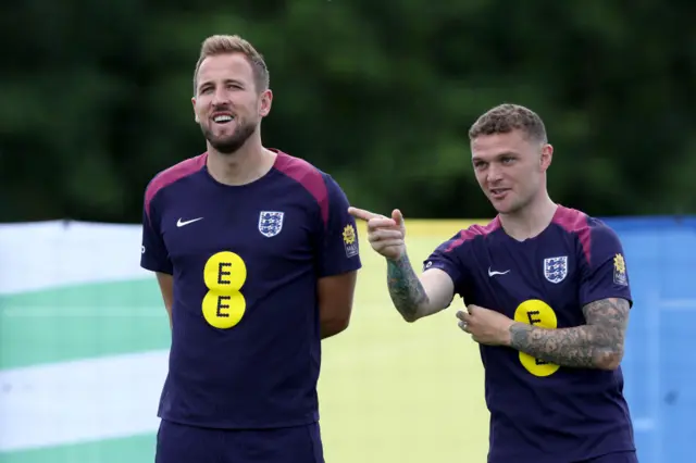 Harry Kane and Kieran Trippier